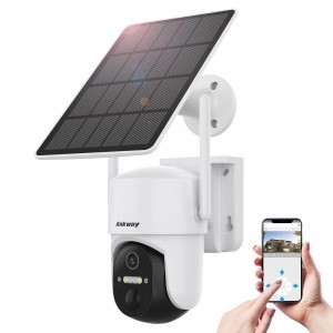 Choetech WiFi kamera Android/iOS vezérlő applikációval + 5W napelem (ASC005)