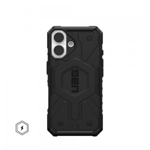 (UAG) Urban Armor Gear Pathfinder tok kompatibilis MagSafe védelemmel iPhone 16 fekete