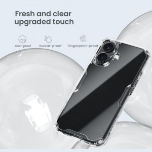 Nillkin Nature TPU PRO tok Apple iPhone 16 Plus Transparent