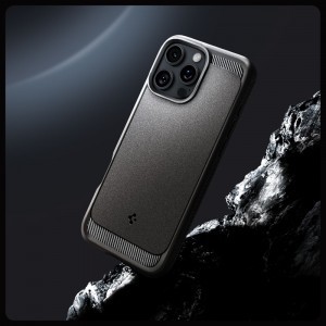 SPIGEN RUGGED ARMOR MAG MAGSAFE IPHONE 16 PRO MAX SZÜRKE tok