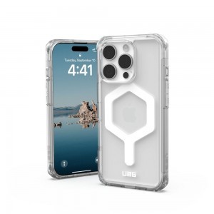 Case (UAG) Urban Armor Gear Plyo kompatibilis MagSafe-fel iPhone 16 Pro jég / fehér tok