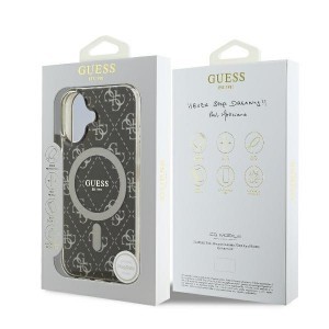 Original Case GUESS IML 4G Background Magsafe GUHMP16SH4DTEW iPhone 16 tok barna