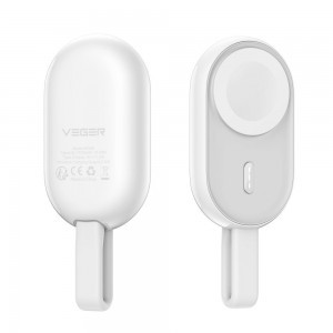 VEGER powerbank 1200 mAh Apple Watch-hoz kompatibilis Apple Watch Pomme (W0102) fehér