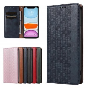 Magnet Strap tok iPhone 13-hoz pénztárca + mini csuklópánt medál kék