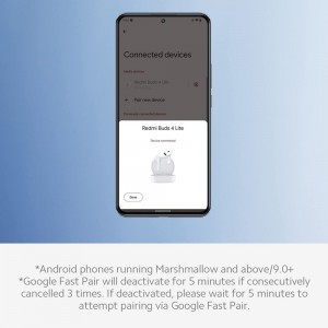 Xiaomi Redmi Buds 4 Lite Vezeték Nélküli Fülhallgató Fekete-6