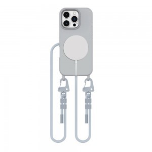 TECH-PROTECT MAGNECKLACE MAGSAFE IPHONE 16 PRO MAX CRAYON SZÜRKE tok