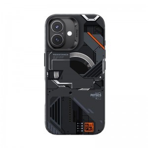 Benks Magnetic Mecha Series tok iPhone 16 Plus fekete