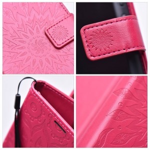 MEZZO fliptok iPhone 16 Plus mandala magenta tok