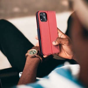 FANCY fliptok iPhone 16 Plus red / navy tok