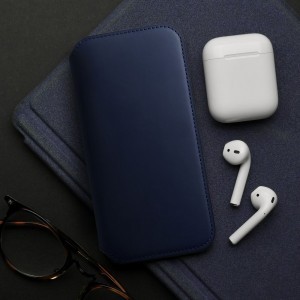 DUAL POCKET fliptok IPHONE 16-hoz navy