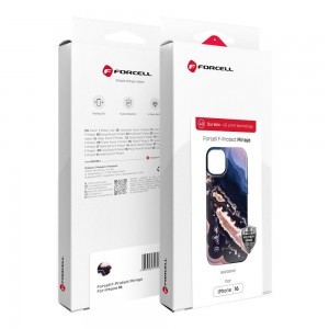 FORCELL F-PROTECT Mirage, katonai tesztelt tok, MagSafe kompatibilis, IPHONE 16 PRO MAX, arany sziget