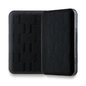 Karl Lagerfeld Powerbank inductive KLPB5FPGKSKIHK 16W 5000mAh fekete/fekete Karl Head Pin MagSafe-2