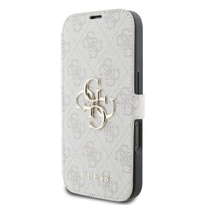 Guess 4G Metal Logo iPhone 16 Plus Case - Pink