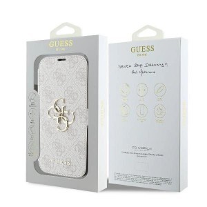 Guess 4G Metal Logo iPhone 16 Plus Case - Pink