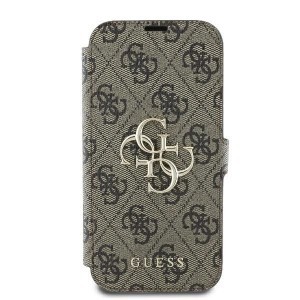 Guess 4G Metal Logo iPhone 16 Plus tok - Barna