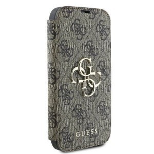 Guess 4G Metal Logo iPhone 16 Plus tok - Barna