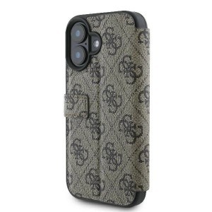 Guess 4G Metal Logo iPhone 16 Plus tok - Barna