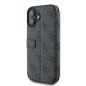 Guess 4G Metal Logo iPhone 16 Plus tok - Fekete