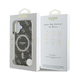 Guess IML 4G Background MagSafe iPhone 16 Plus tok - Barna