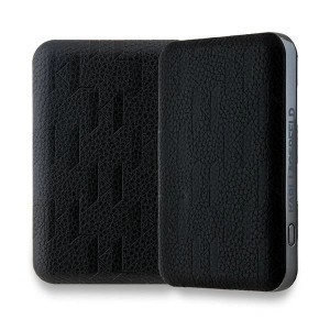 Karl Lagerfeld Induktív Powerbank KLPB5FPGKSKCHK 16W 5000mAh fekete/fekete Karl&Choupette Head Pin MagSafe-2