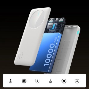 Powerbank Joyroom JR-PBF12 10000mAh 2.4A 2x USB-A 1x USB-C - fehér-3