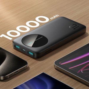 Powerbank Joyroom JR-PBF12 10000mAh 2.4A 2x USB-A 1x USB-C - fekete-5
