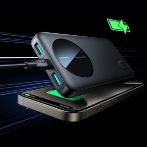 Powerbank Joyroom JR-PBF12 10000mAh 2.4A 2x USB-A 1x USB-C - fekete-4