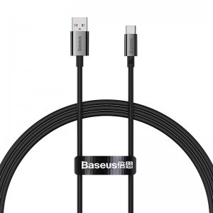 Baseus Superior USB - USB-C kábel, 100W, 1m (fekete)-5