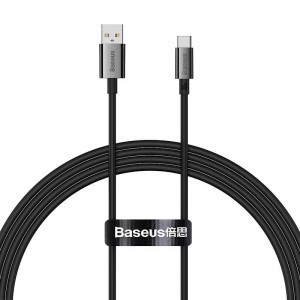 Baseus Superior USB - USB-C kábel, 100W, 1.5m (fekete)-6