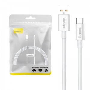 Baseus Superior USB - USB-C kábel, 100W, 1.5m (fehér)