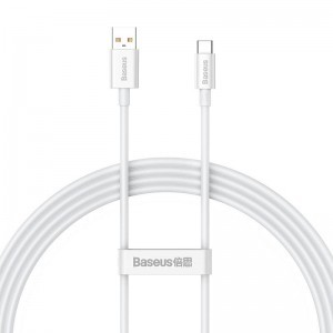 Baseus Superior USB - USB-C kábel, 100W, 1.5m (fehér)-7