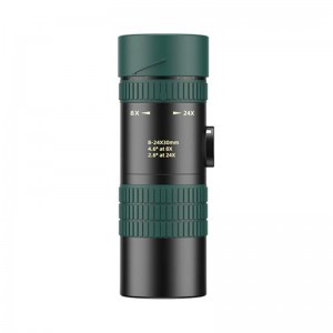 Mobile lens APEXEL APS-8-24X30 8-24X monokuláris lencse (fekete)-1