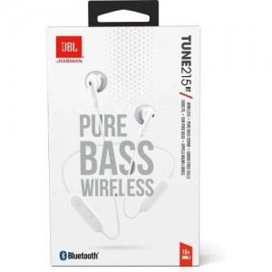 JBL Tune 215 Bluetooth Fülhallgató Fehér EU-1