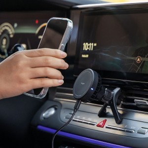 Ringke Peltier Qi2 Magnetic Magsafe Autós Telefontartó Vezeték Nélküli Töltő 15w Fekete-2