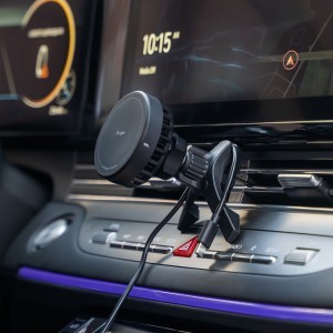 Ringke Peltier Qi2 Magnetic Magsafe Autós Telefontartó Vezeték Nélküli Töltő 15w Fekete-3