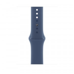 Apple Watch SE2 v3 GPS 40mm Ezüst Alumínium Tokkal és Farmer Sport Szíjjal - S/M-1