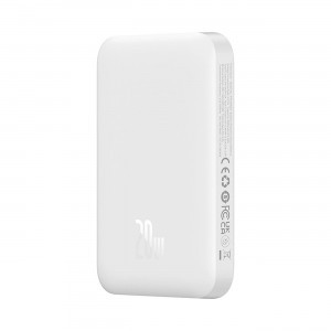 Baseus Magsafe Mini 6000mAh 20W powerbank kábellel Simple Series USB-C - fehér-10
