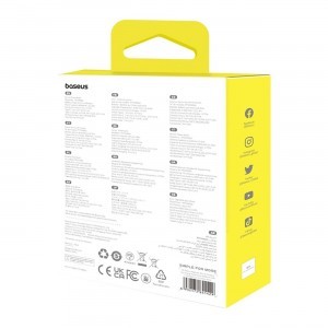 Baseus Magsafe Mini 6000mAh 20W powerbank kábellel Simple Series USB-C - fehér-3