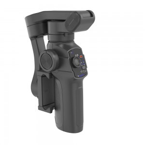  Techsuit - Telefon Gimbal, stabilizátor (L9) - Beépített Hosszabbító rúddal, összecsukható - Fekete-5