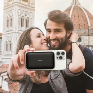 Joyroom JR-W020 20W 10000mAh MagSafe powerbank + USB-A - USB-C 0.25m kábel - fekete-6