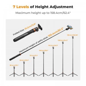 K&F Concept MS08 telefon tripod + Gopro adapter-1