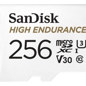 SANDISK MICRO SDXC KÁRTYA HIGH ENDURANCE 256GB,100 MB/S,C10,U3,V30