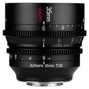 7Artisans 35mm T1.05 micro 4/3 (Panasonic Lumix /Olympus) (APS-C) Cine objektív, videózáshoz is