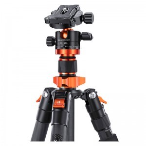 K&F Concept D255C4+BH-28L Tripod Gyors Cserelemez Készlettel