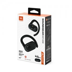 JBL Soundgear Sense Vezeték nélküli Fülhallgató Sport Fekete EU (JBLSNDGRSNSBLK)-4