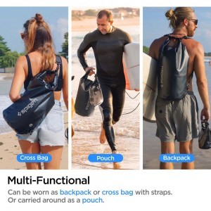 Spigen A630 Univerzális Vízálló Táska Fekete-4