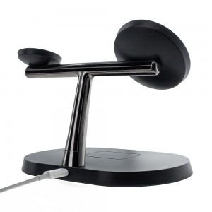 3 az 1-ben vezeték nélküli töltőállomás 15W fekete (magsafe, apple watch, airpods) Maxlife MXWC-03-9