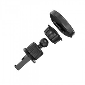 XO autós tartó mágneses CX025 vezeték nélküli magsafe töltővel 15W fekete szellőzőre-4