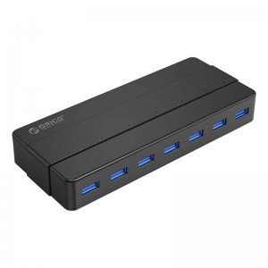 Orico 7xUSB 3.0 Hub Adapter (fekete) USB elosztó