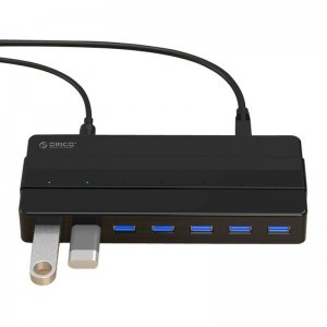 Orico 7xUSB 3.0 Hub Adapter (fekete) USB elosztó-8